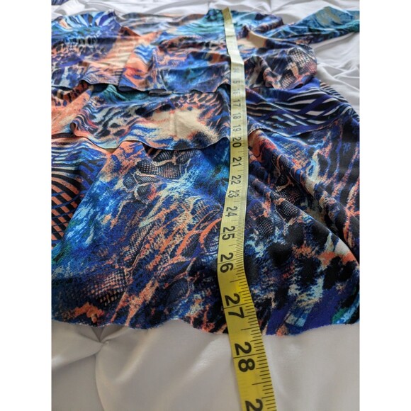 Susan Graver Multicolor Abstract Print Blouse - Picture 12 of 12